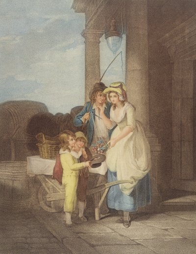 「ロンドンの叫び」pl.8：フランシス・ホイートリー（1747-1801）1795後のラウンドとサウンドは5ポンドポンドのデュークチェリー 作： Antoine Cardon